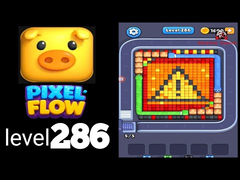 Pixel Flow Level 286 Walkthrough