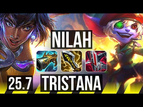 NILAH & Senna vs TRISTANA & Leona (ADC) | Dominating | EUW Challenger | 25.7
