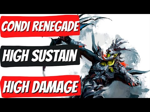 GW2 Condi Renegade Build Guide | High Damage & Sustain For Open World | One Of The Best Builds