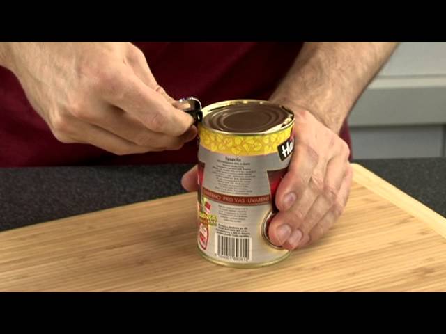 Video teaser for Compact can opener TESCOMA PRESTO