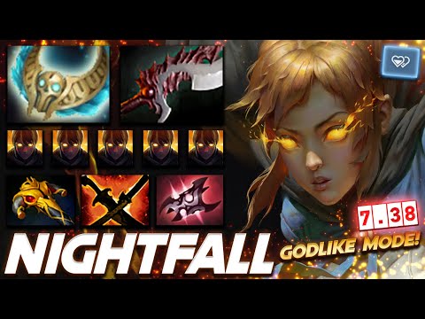 Nightfall Marci Godlike Mode [7.38] - Dota 2 Pro Gameplay [Watch & Learn]