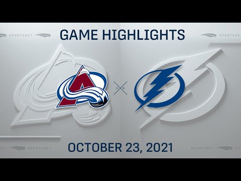 NHL Highlights | Avalanche vs. Lightning - Oct. 23, 2021