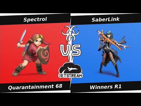 Quarantainment 68 Winners R1 - Spectrol (Young Link) Vs SaberLink (Byleth) - SSBU