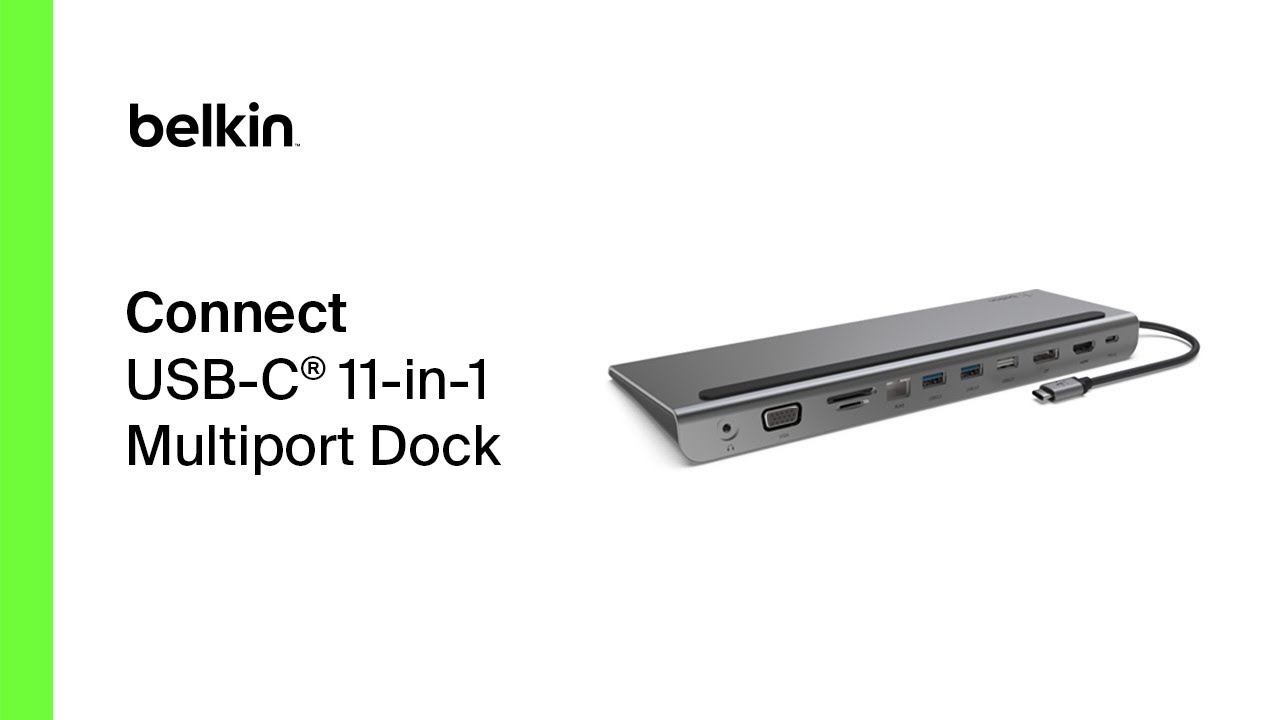 Belkin Connect USB-C 11-in-1 Multiport Dock