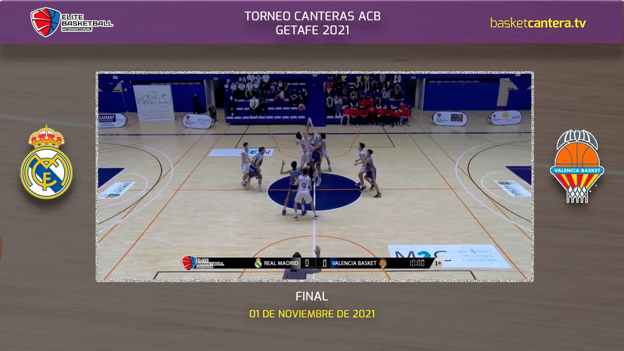 Final REAL MADRID vs VALENCIA BASKET.-  Final Torneo Infantil Canteras ACB #BasketCantera.TV