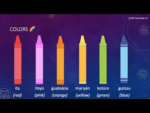 Let's Talk Taíno 28 - Colors & Adjective Placement 🌈