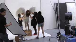 Debby Ryan at the American Cheerleader cover shoot