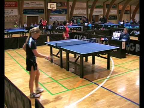 Top12 Damer QiuXia Li, Sjørring Bordtennisklub mod Pernille Agerholm, Rønde 5. sæt