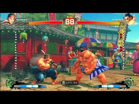 SSF4 Rank Match  kao 1976 (RY)  vs  World Class 18 (HO)