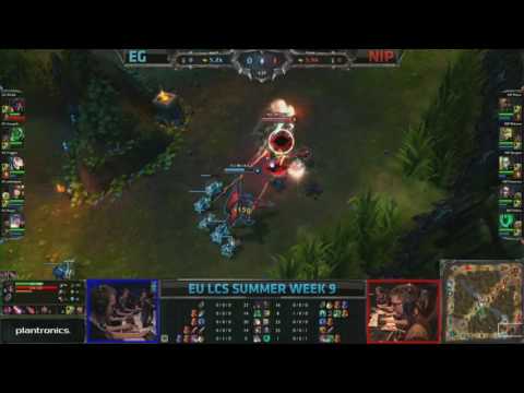 ♠ SEASON 3 ♠ || Evil Geniuses EG vs Ninjas in Pyjamas NiP  EU LCS Summer 2013 W9D1