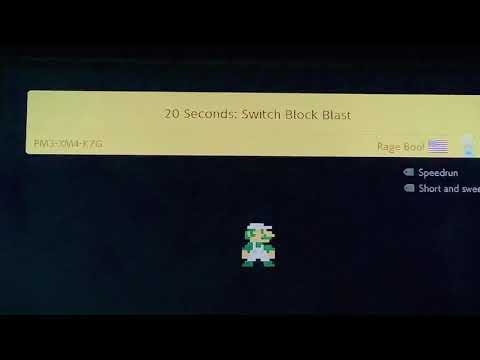 Super Mario Maker 2  20 second: Switch Block Blast