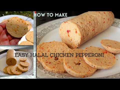Make AUTHENTIC Halal Chicken Pepperoni at Home with This SIMPLE Trick#asiancuisinebyfarzana