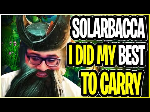 SOLARBACCA I DID MY BEST TO CARRY