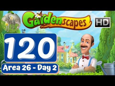 Gardenscapes Story - Part 120 - Area 26 - Day 2 - Gameplay