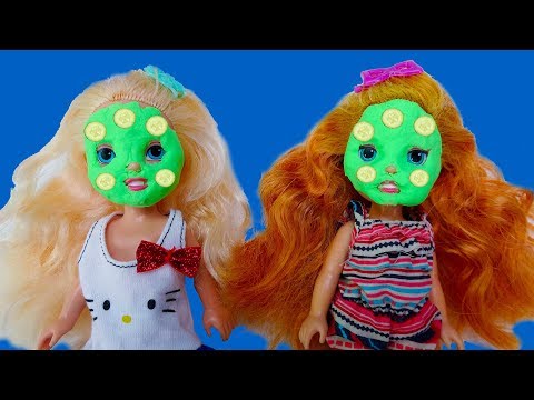 Elsa and Anna toddlers at the spa