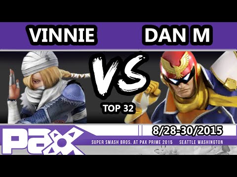 S@P - iQHQ | Vinnie (Sheik) Vs. HID | Dan M (Captain Falcon) SSB4 Top 32 - Smash Wii U - Smash 4