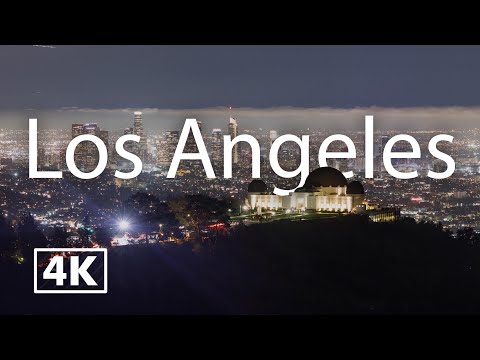 Los Angeles 4K | City Tour with Calm Music