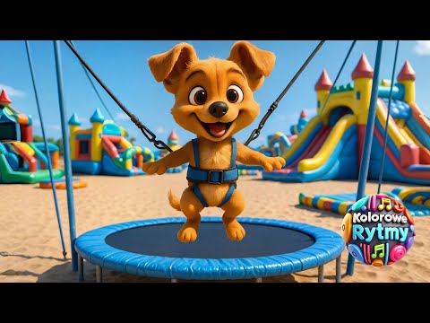 Piesek Bruno jedzie na wakacje - piosenki dla dzieci - KOLOROWE RYTMY