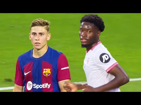 Lucien Agoumé vs Barcelona | All Touches & skills | Manchester United Target