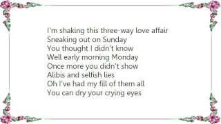 Elton John - Three Way Love Affair Lyrics