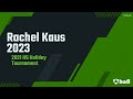 Rachel Kaus (2023) Holiday tournament 2021-22