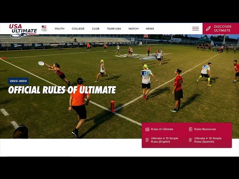 USAU 2022-23 Official Rules of Ultimate (Ultimate Frisbee Full Rules Read Aloud)