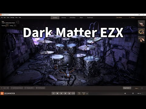 Toontrack EZDrummer 3 with Dark Matter EZX All Presets Demo