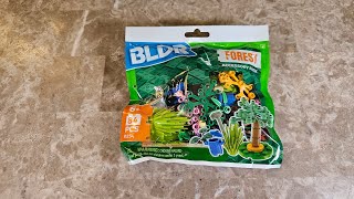 Lego Style BLDR Forest Pack Accessory Set Unboxing and Review