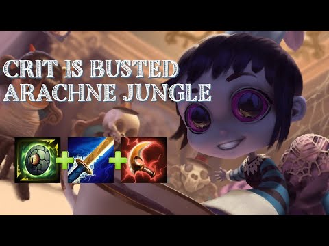 SLAPPING WITH CRIT CHIBI! Arachne Jungle Gameplay (SMITE Conquest)