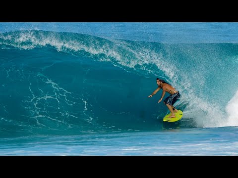 Mason Ho & Sheldon Paishon Surf SKETCHY Slab Wave