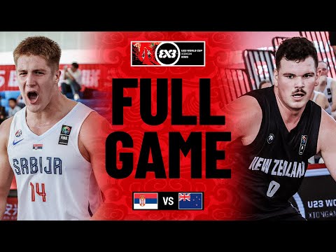 Serbia 🇷🇸 vs New Zealand 🇳🇿 | Men | Full Pool Game | FIBA 3x3 U23 World Cup 2025