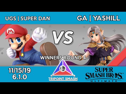 Tripoint Smash 86 - Winners Round 4 - UGS | Super Dan(Mario) Vs. GA | Yashill(Zelda)