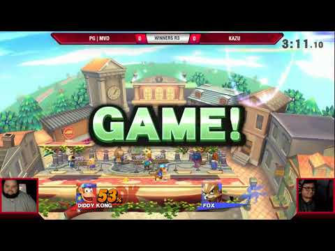 VS weekly 03/22/18 -  Winners R3 - MVD ( Diddy ) vs. Kazu ( Fox ) - Smash 4