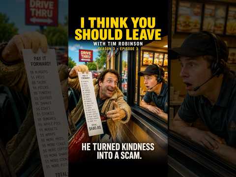 🍔 He Turned Pay It Forward Into a Drive-Thru Scam丨I Think You Should Leave S3E3 #shorts #movie