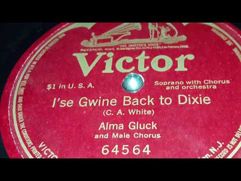 Alma Gluck - I'se Gwine Back To Dixie (1916)