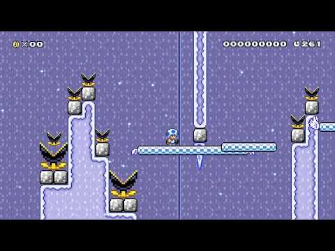 ⌒ Blue Lift Platforming 【Easy】 ⌒ by Chase・SMM2 🍄 Super Mario Maker 2 ✹Switch✹ #bpv