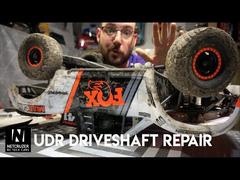 Traxxas UDR Front Driveshaft Repair (the easier way) - Netcruzer RC