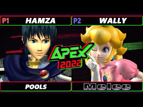 Apex 2022 - Hazma (Marth) vs. Wally (Peach) - SSBM Melee Tournament