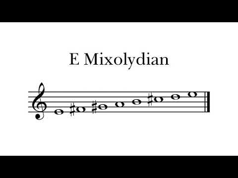 E Mixolydian Mode