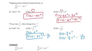 AP Calculus Product & Quotient Rules