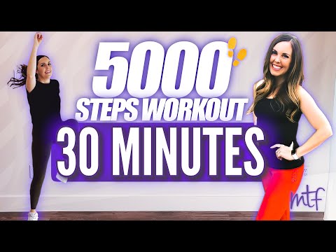 Learn 5000 Steps in 30 Minutes FAST Walking at Home Workout Mind Luster