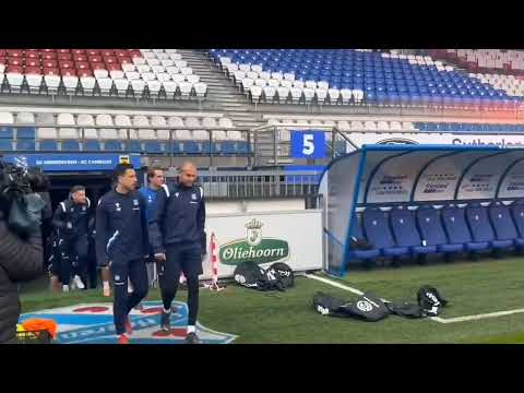 Laatste Training SC Heerenveen voorafgaand aan de derby tegen Cambuur