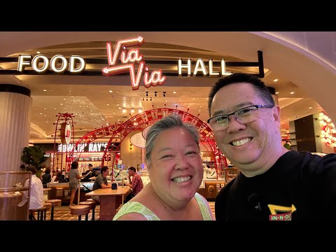 NEWEST Food Hall on the VEGAS STRIP! | Via Via at the Venetian