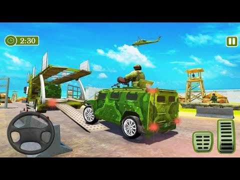Army Car Transporter 2019 : Airplane Pilot Games | Android Gameplay | Friction Games