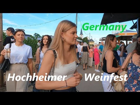 Festival do vinho Rheigau 2023 por Frankfurt / Hochheimer Weinfest