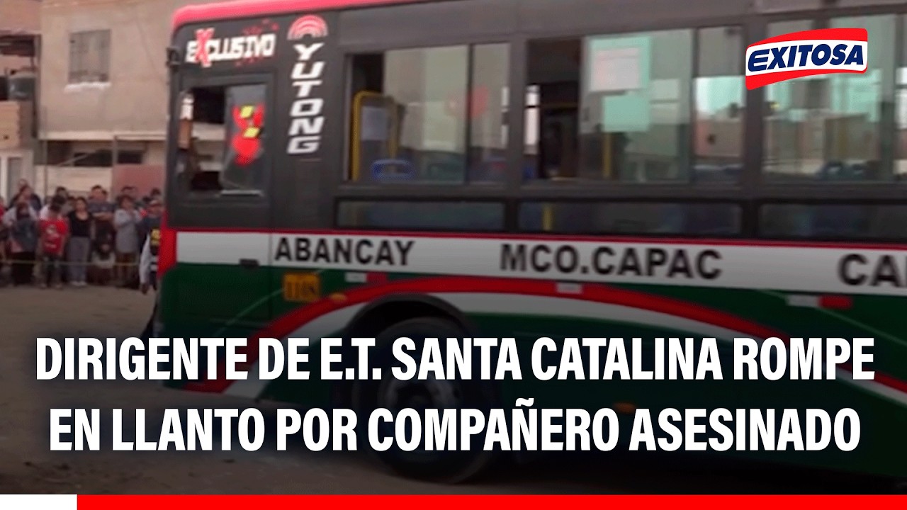 🔴🔵 Dirigente de E.T. Santa Catalina rompe en llanto por compañero asesinado