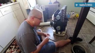 Stand alone a.c. exhaust fan removal