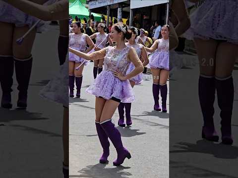 Cachiporristas del Instituto Nacional La Palma #desfiles #Usulután #Berlín #cachiporristas