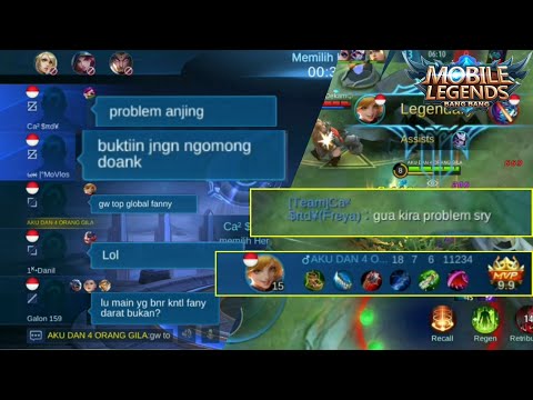 PRANK !!! BAN LAYLA DAN MENYAMAR JADI TOP GLOBAL FANNY