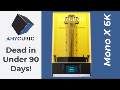 Anycubic Photon Mono X 6K 3D Printer. How Did It Fail So Quickly? (And Possible Improvements)